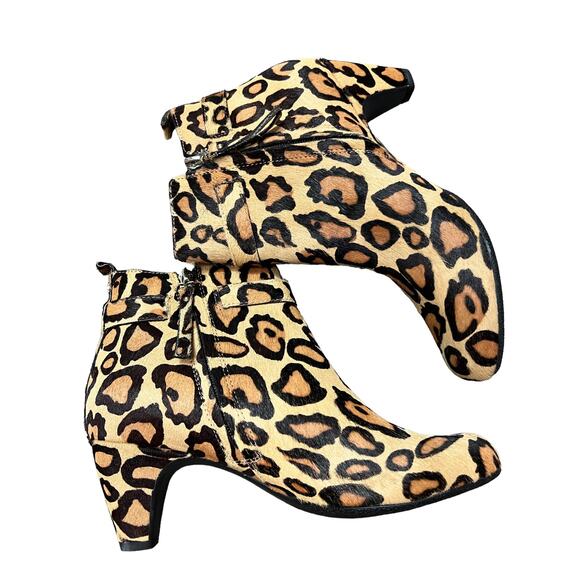 Sam Edelman Mandi Leopard Booties Size 8 NWT - Picture 14 of 15